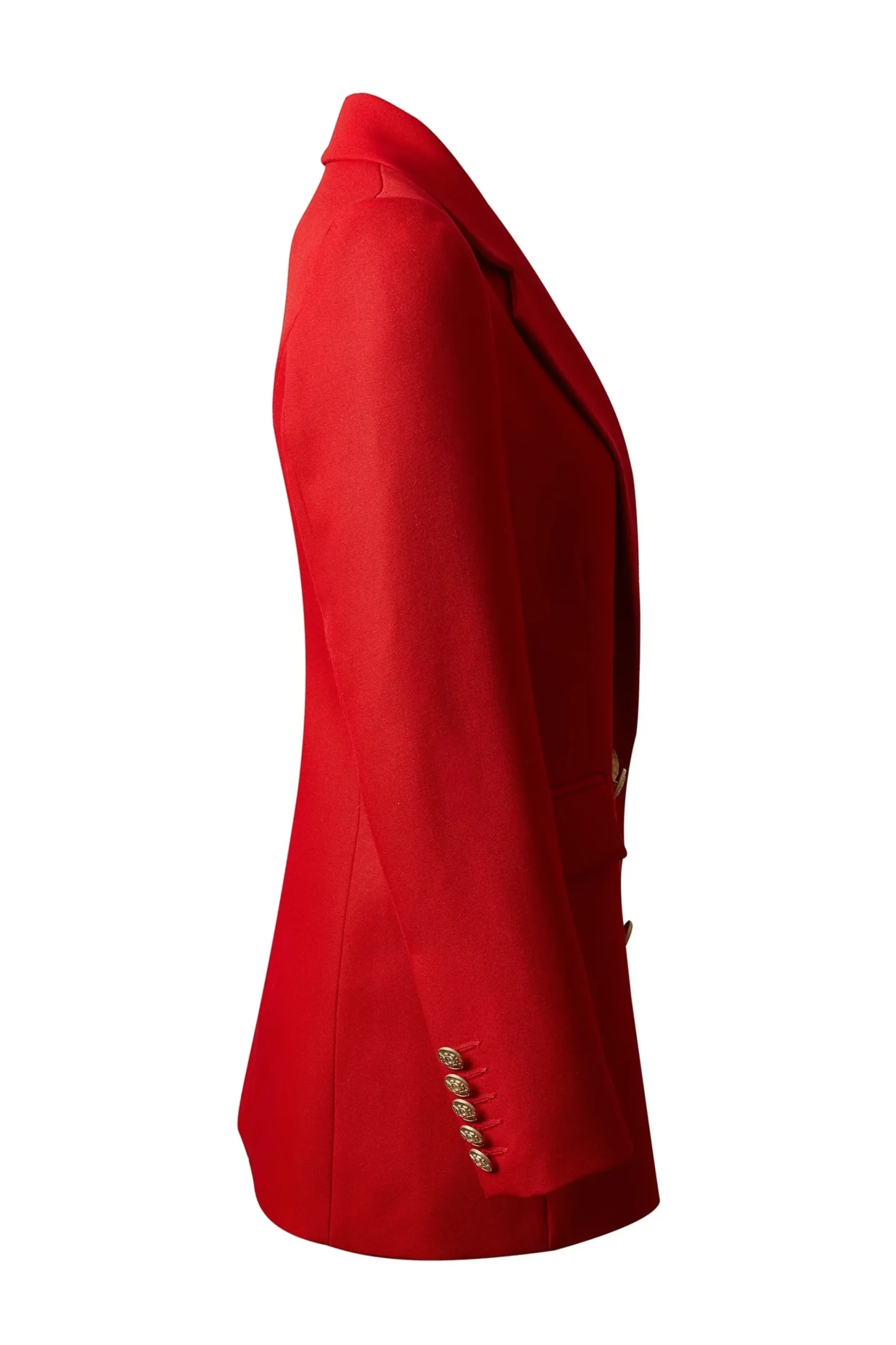 Holland Cooper Double Breasted Blazer Red Barathea Outlet