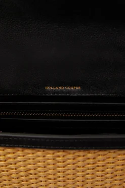 Holland Cooper Dowdeswell Bag Black Natural Clearance