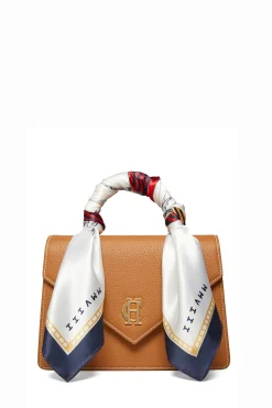 Holland Cooper Dowdeswell Scarf Bag Tan Contrast Hot