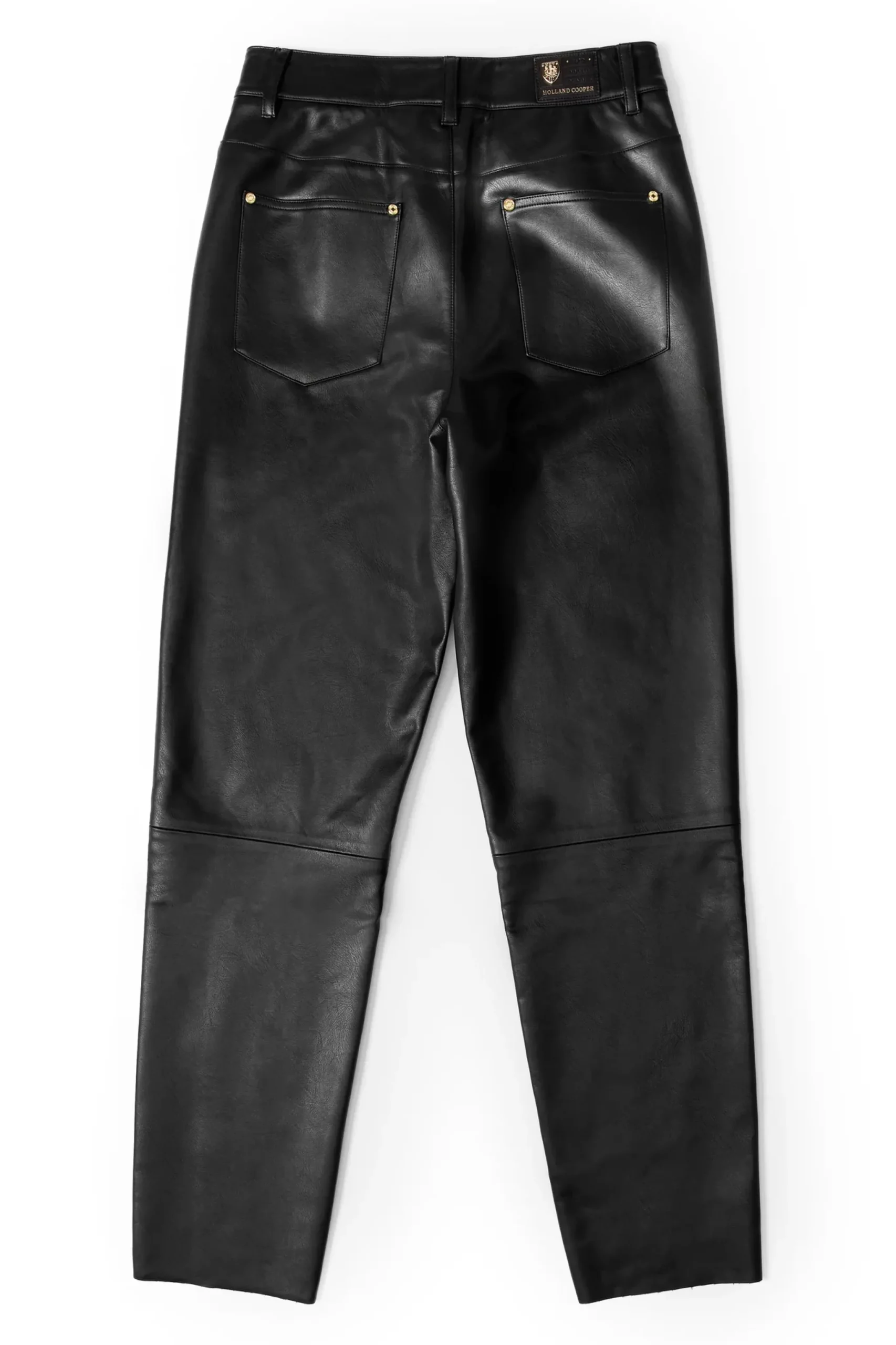 Holland Cooper Dunwick Faux Leather Pant Black Hot