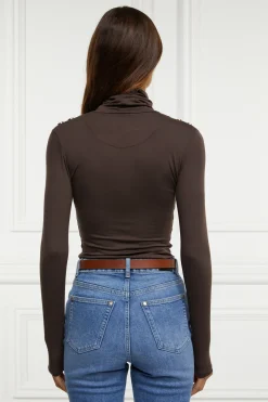 Holland Cooper Essential Roll Neck Coffee Best
