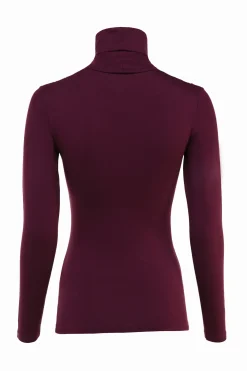 Holland Cooper Essential Roll Neck Burgundy
