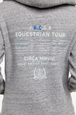 Holland Cooper Events Hoodie Grey Marl Hot