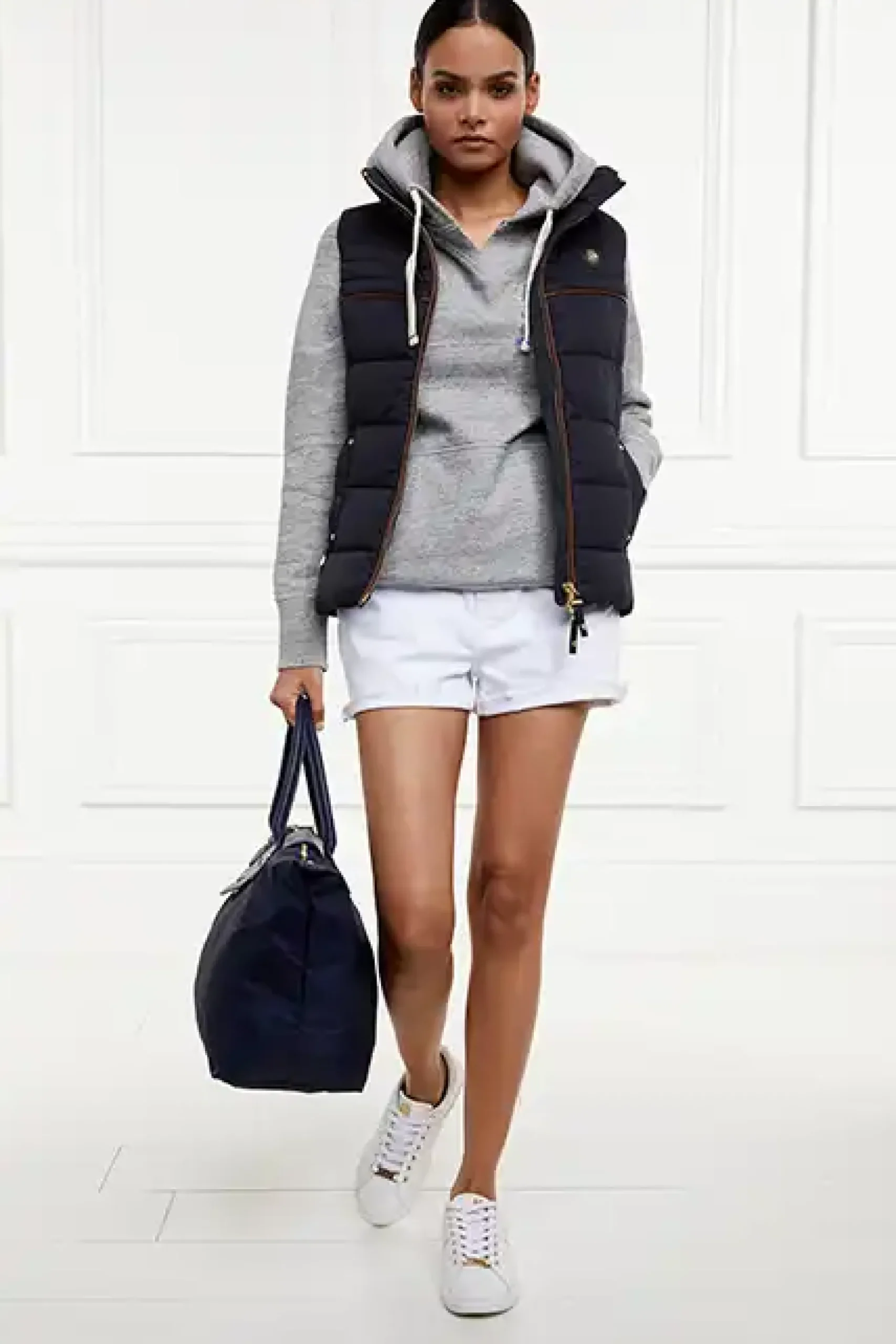 Holland Cooper Events Hoodie Grey Marl Hot
