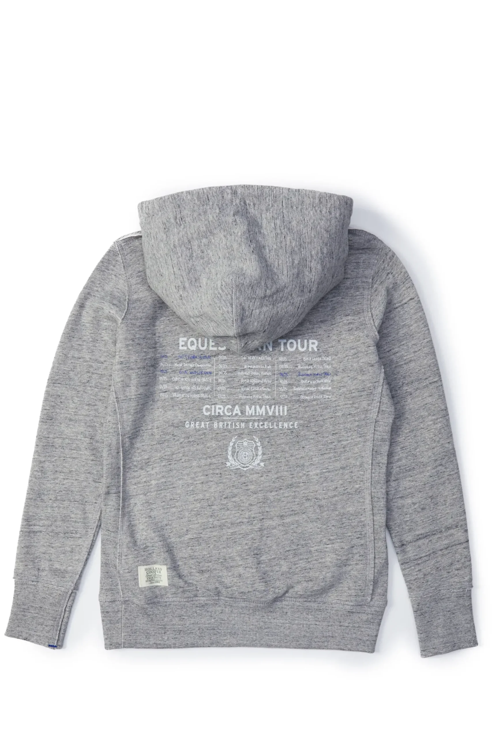 Holland Cooper Events Hoodie Grey Marl Hot