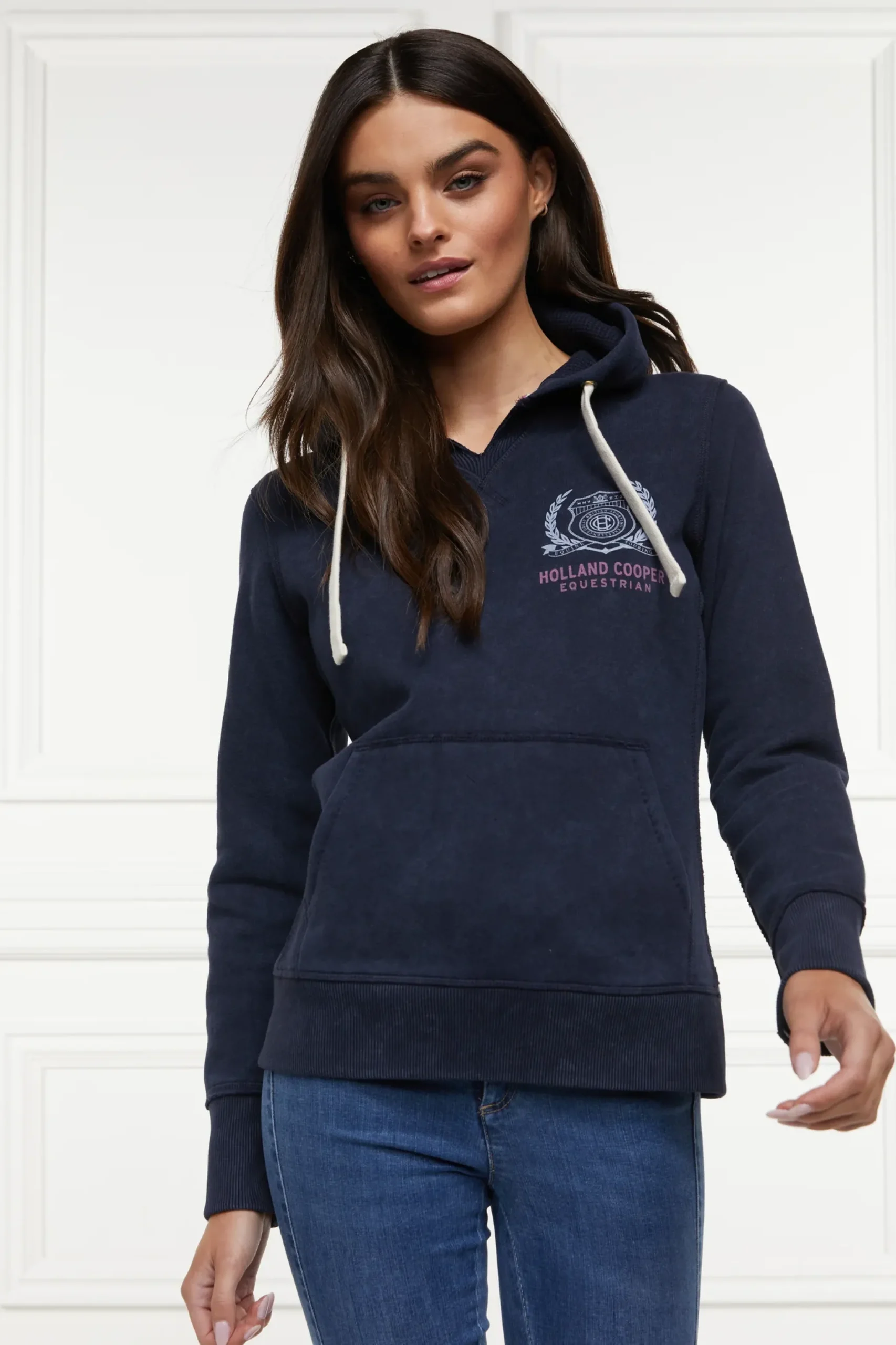 Holland Cooper Events Hoodie Ink Navy New