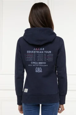 Holland Cooper Events Hoodie Ink Navy New
