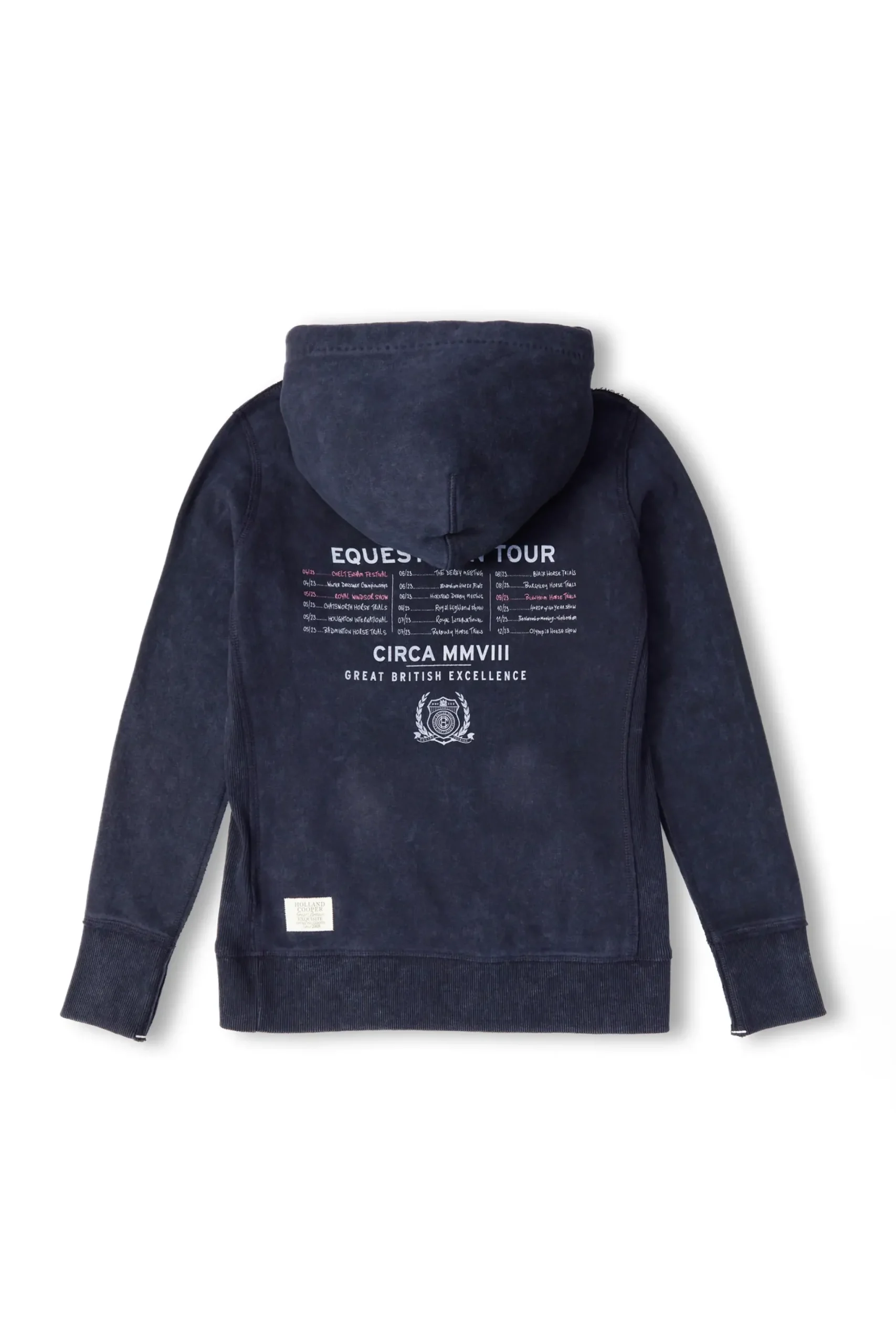 Holland Cooper Events Hoodie Ink Navy New