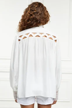 Holland Cooper Featherton Lace Shirt Hot