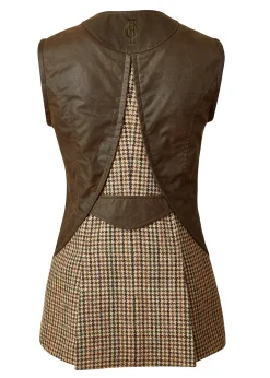 Holland Cooper Field Vest Hailes Green Tweed Online