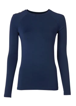 Holland Cooper Findley Crew Base Layer Navy Online