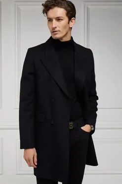 Holland Cooper Fine Roll Neck Knit Black New