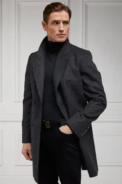 Holland Cooper Fine Roll Neck Knit Charcoal