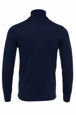 Holland Cooper Fine Roll Neck Knit Navy Online