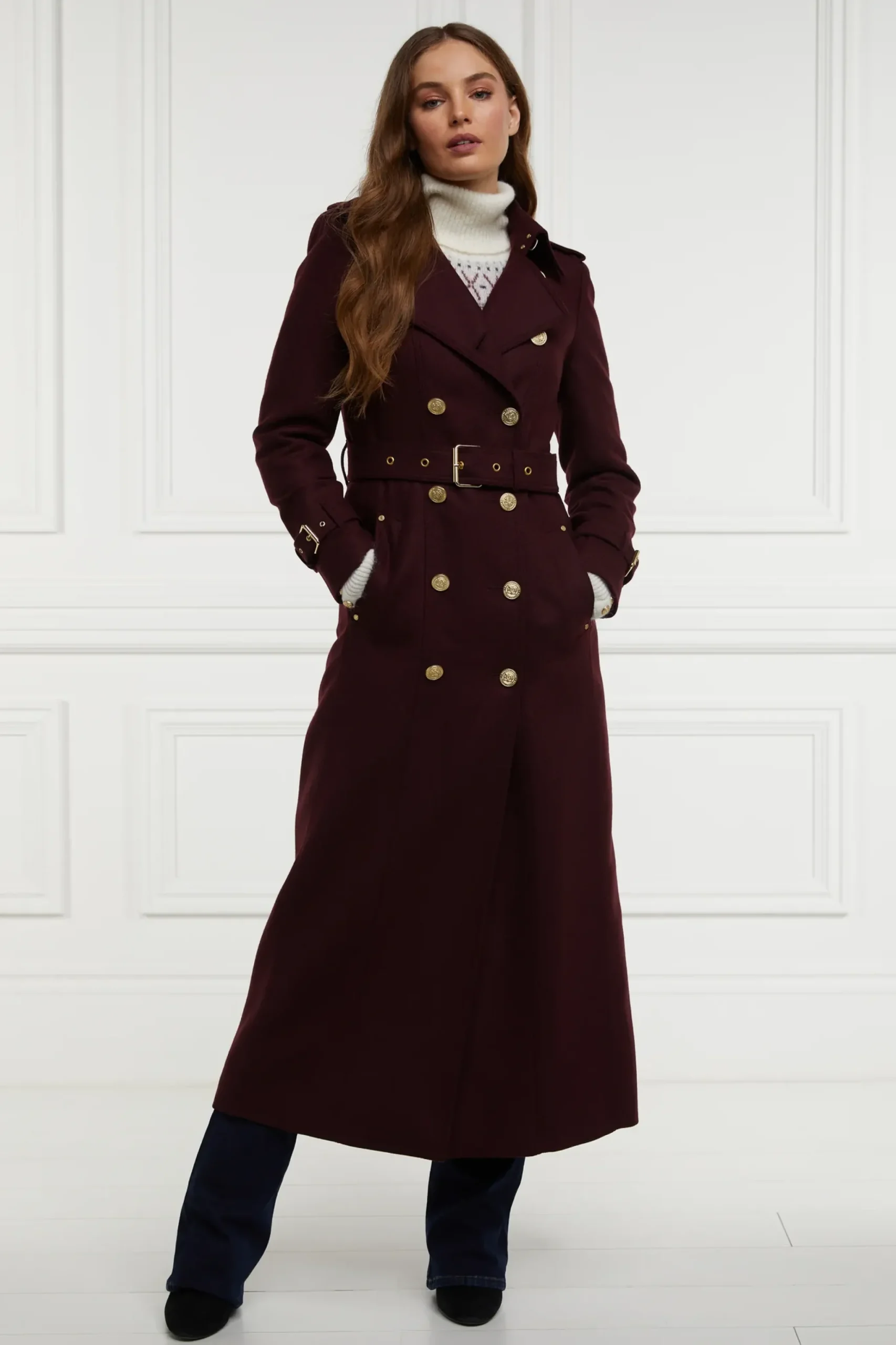 Holland Cooper Full Length Marlborough Trench Coat Mulberry Outlet