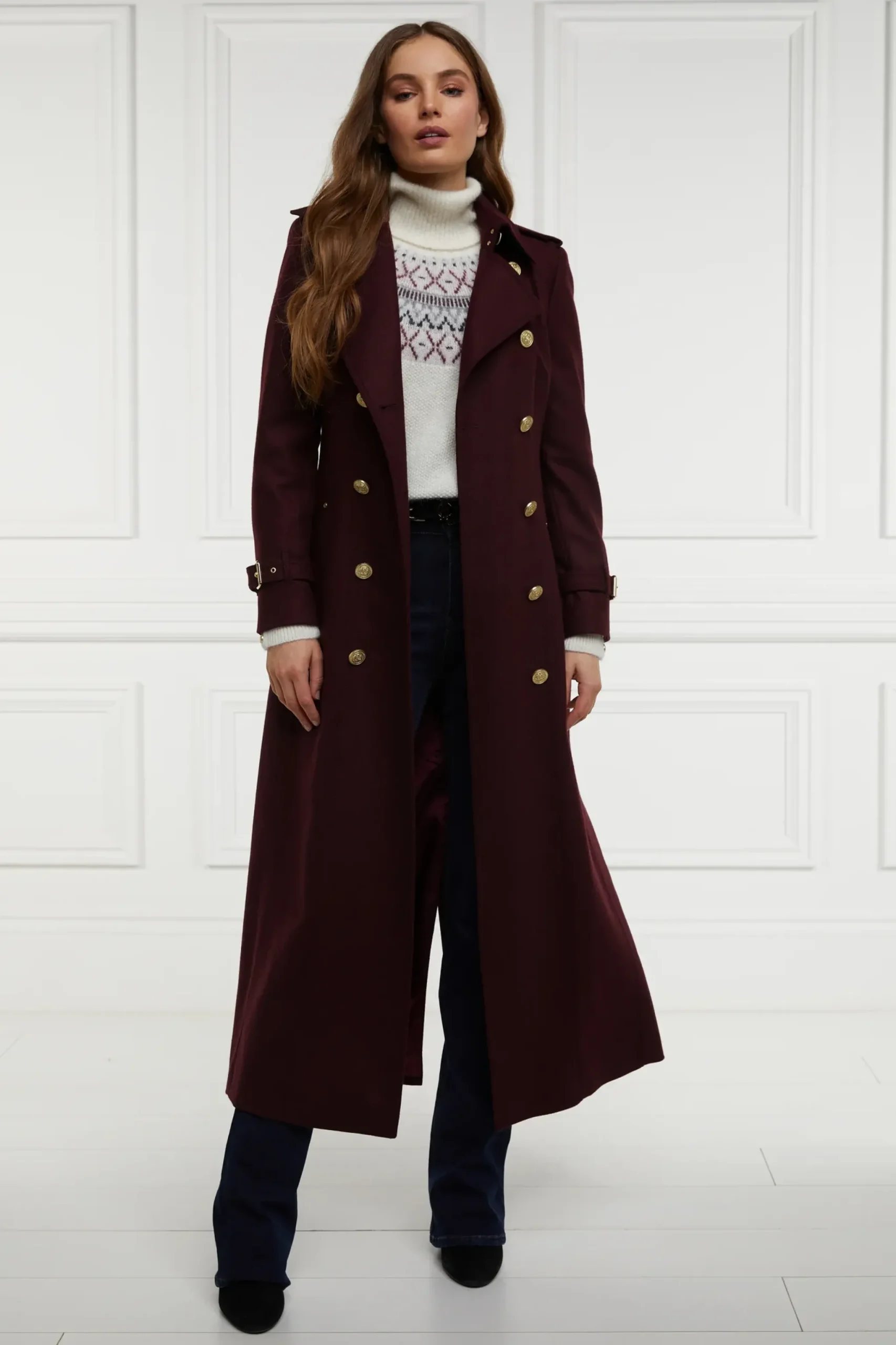 Holland Cooper Full Length Marlborough Trench Coat Mulberry Outlet