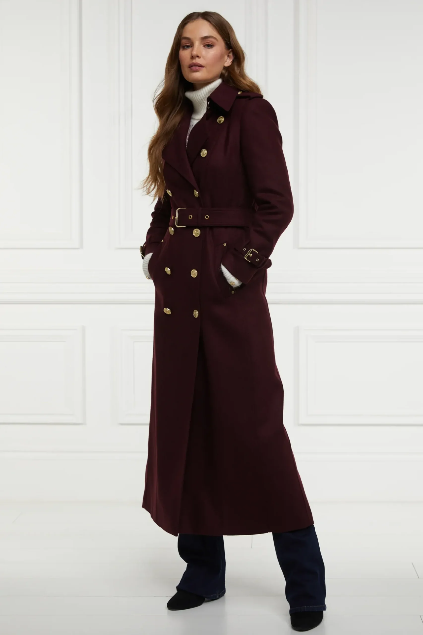 Holland Cooper Full Length Marlborough Trench Coat Mulberry Outlet