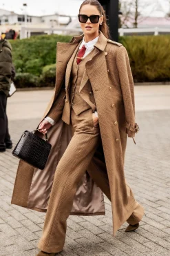 Holland Cooper Full Length Marlborough Trench Coat Tawny Best