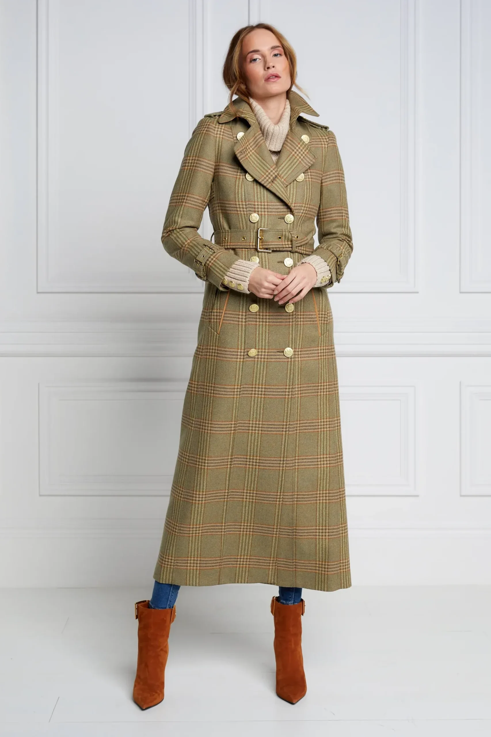 Holland Cooper Full Length Marlborough Trench Coat Leveret