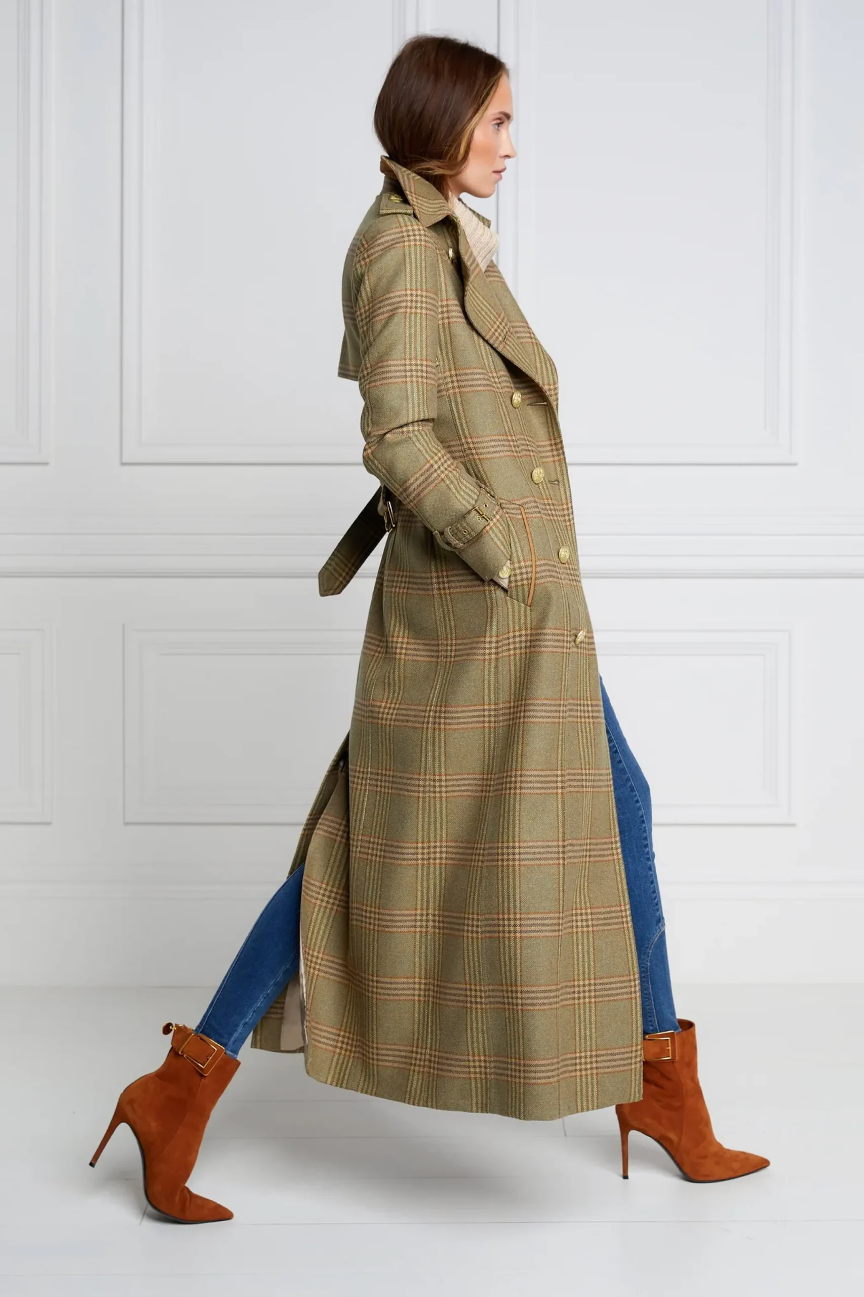 Holland Cooper Full Length Marlborough Trench Coat Leveret