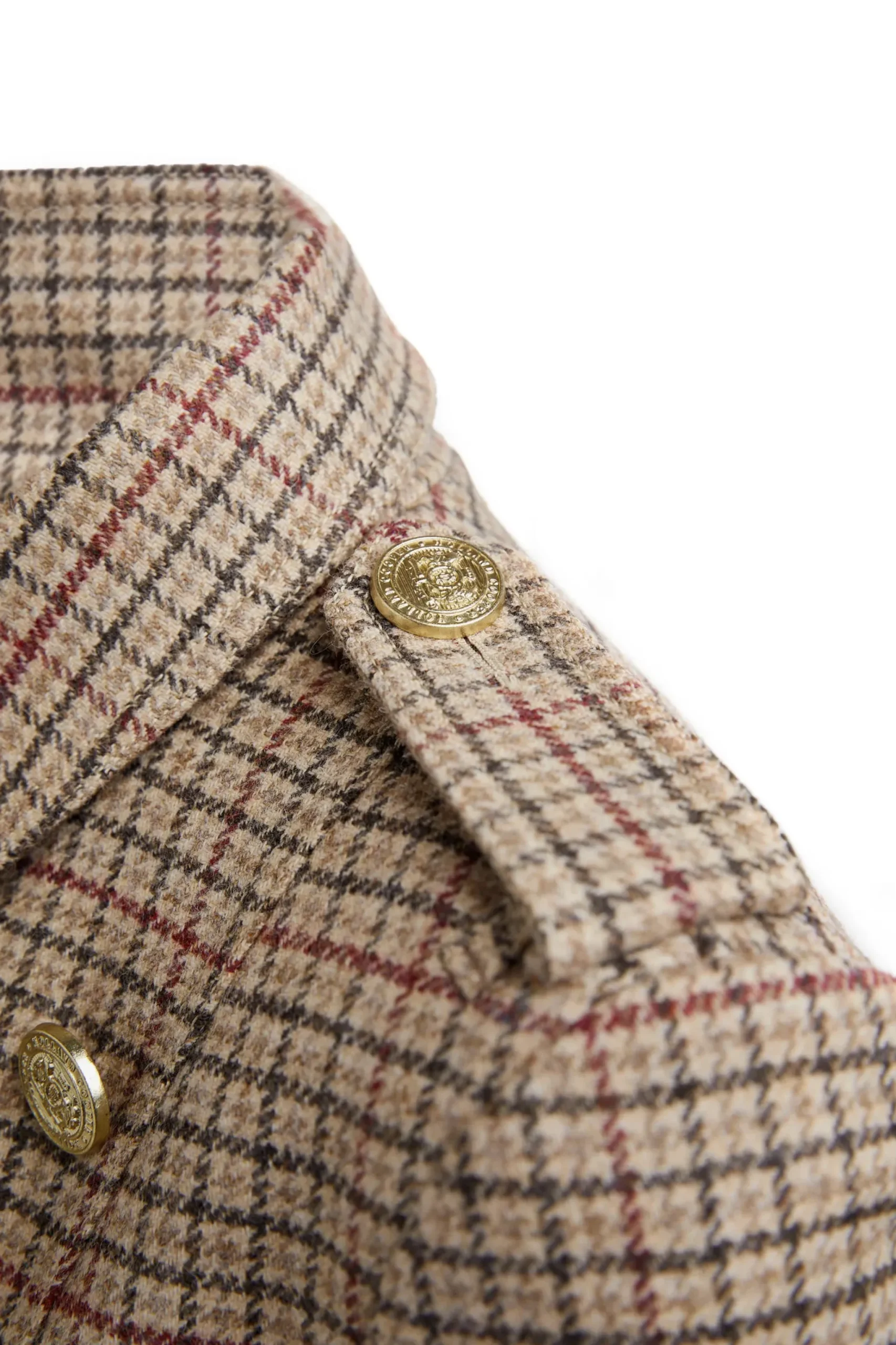 Holland Cooper Full Length Marlborough Trench Coat Charlton Tweed Best