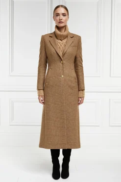 Holland Cooper Full Length Regency Coat Tawny Clearance