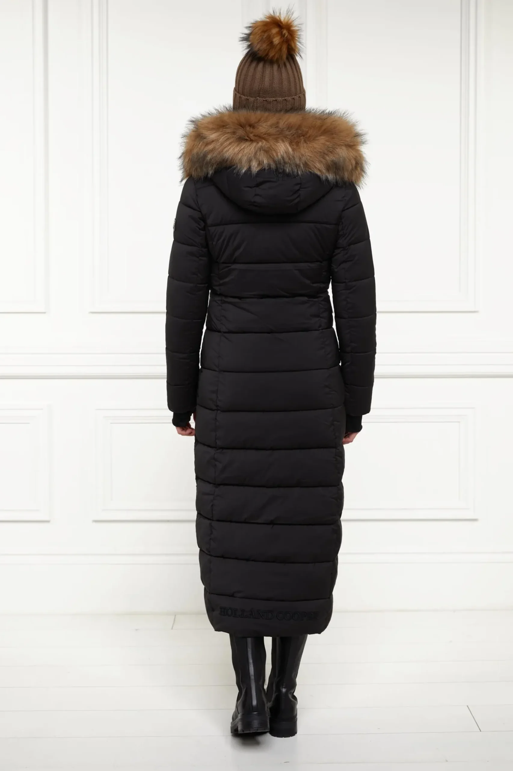 Holland Cooper Glacier Full Length Puffer Black