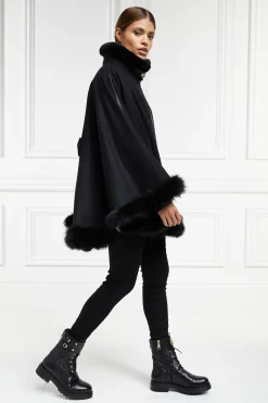 Holland Cooper Gold Label Chiltern Cape Soft Black Hot