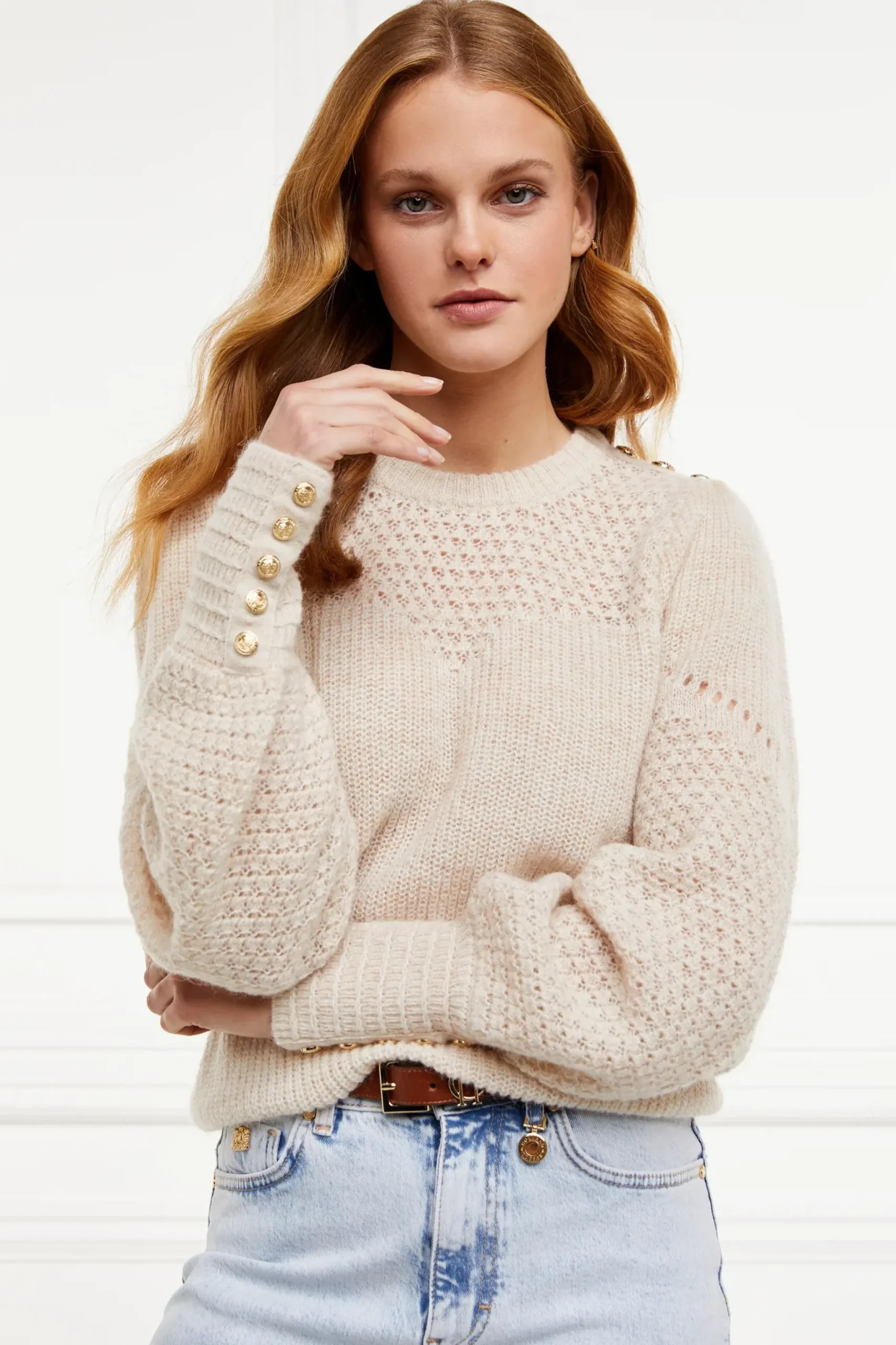 Holland Cooper Grace Mohair Knit Discount