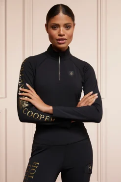 Holland Cooper Halcot Thermal Base Layer Black Outlet