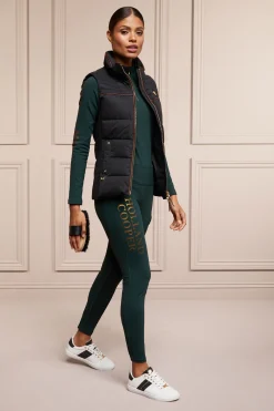 Holland Cooper Halcot Thermal Legging Petrol Hot