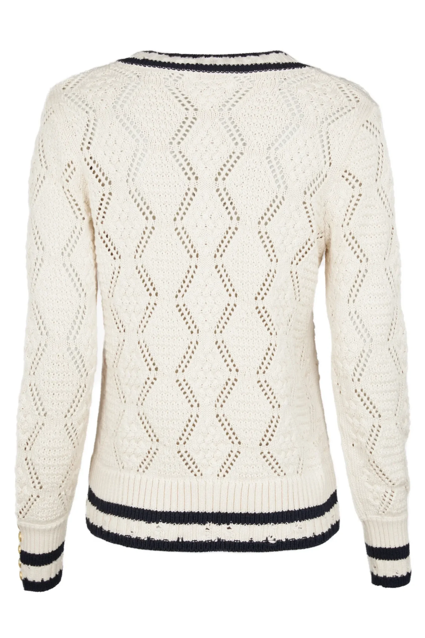 Holland Cooper Harvard V-Neck Knit Natural