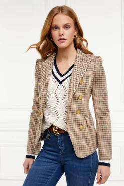 Holland Cooper Harvard V-Neck Knit Natural