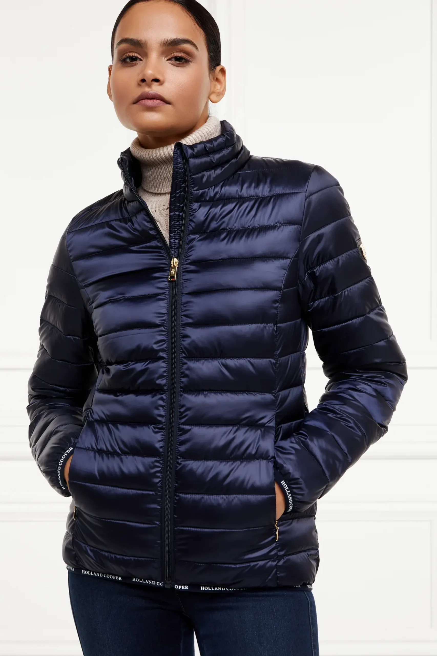 Holland Cooper Hawling Packable Jacket Ink Navy Discount