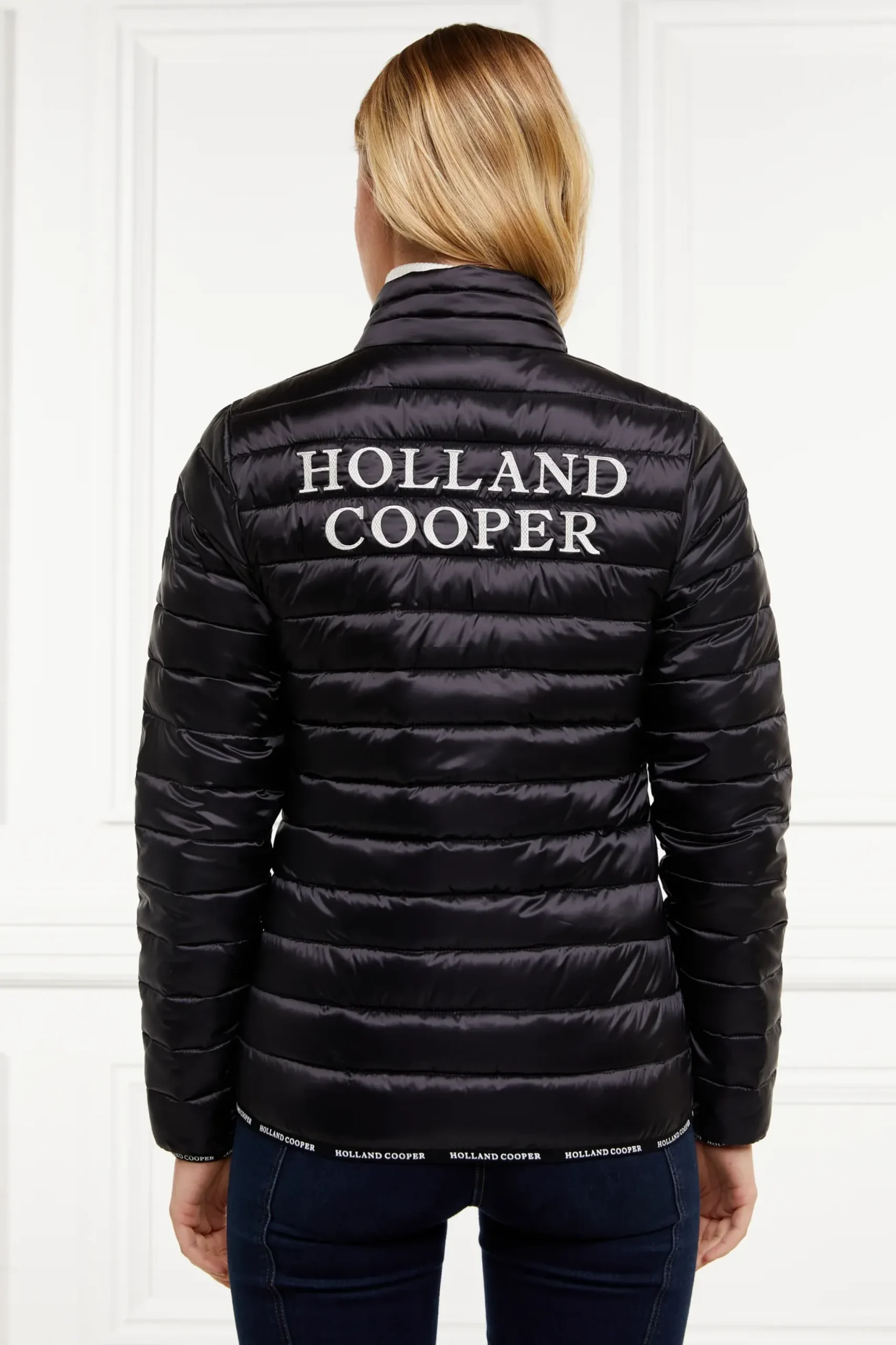 Holland Cooper Hawling Packable Jacket Black New