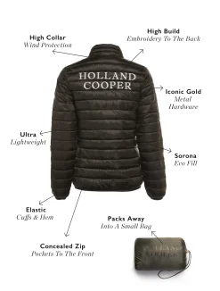 Holland Cooper Hawling Packable Jacket Heritage Khaki Online