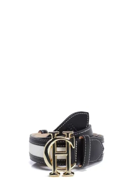 Holland Cooper HC Classic Belt Black Canvas Online