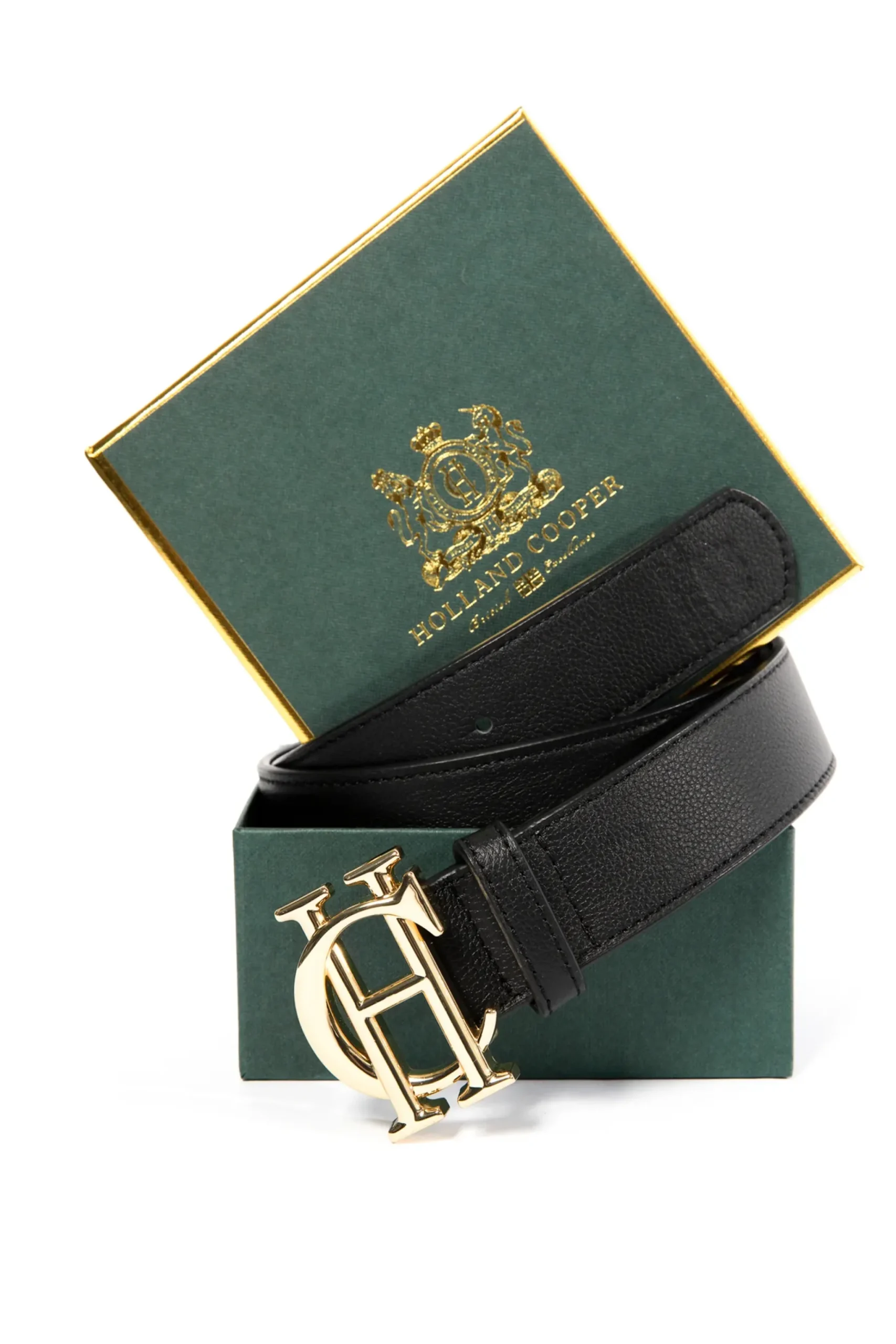Holland Cooper HC Classic Belt Black Gold Best