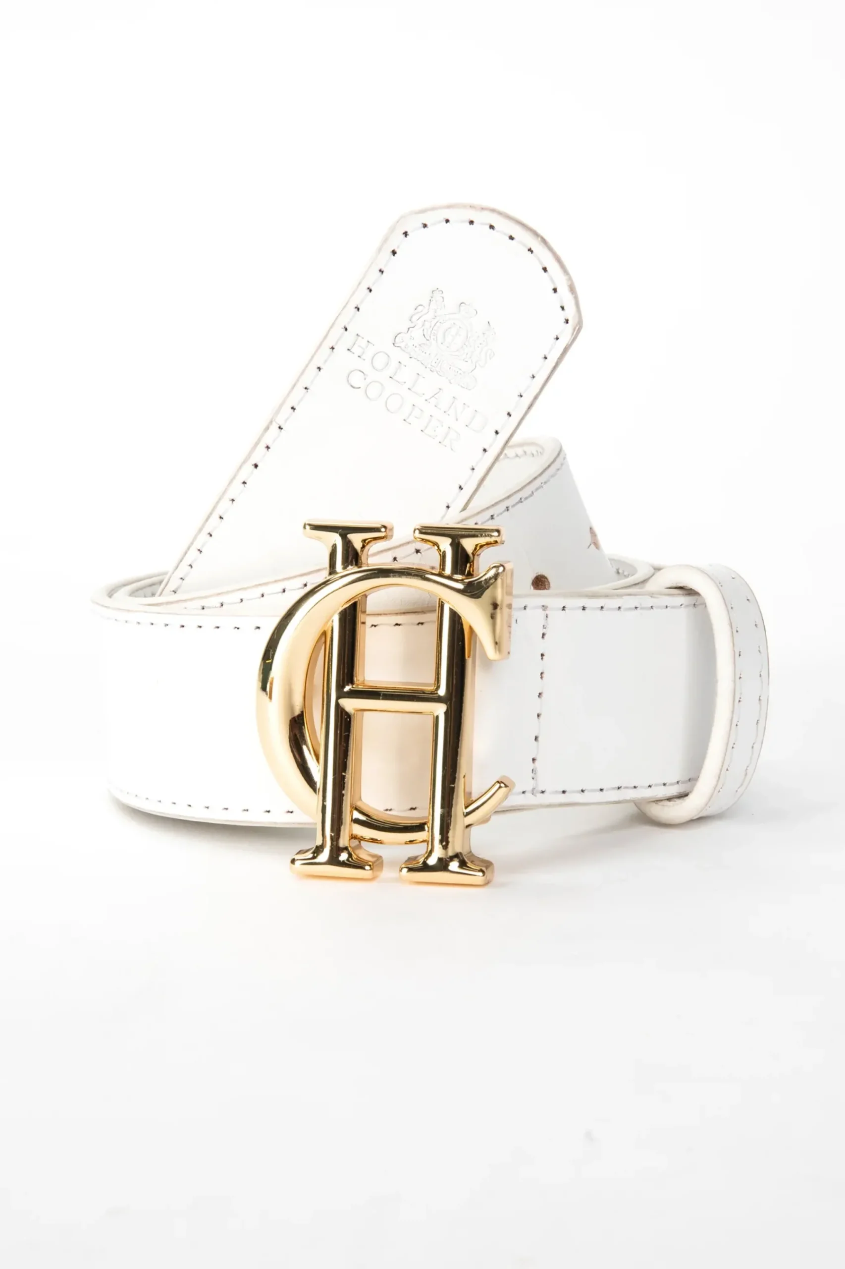 Holland Cooper HC Classic Belt White Gold Clearance