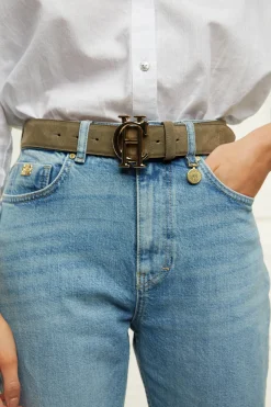Holland Cooper HC Classic Belt Suede Khaki