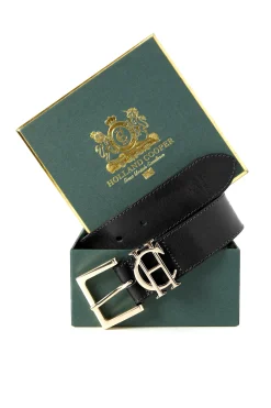 Holland Cooper HC Classic Logo Belt Black Best
