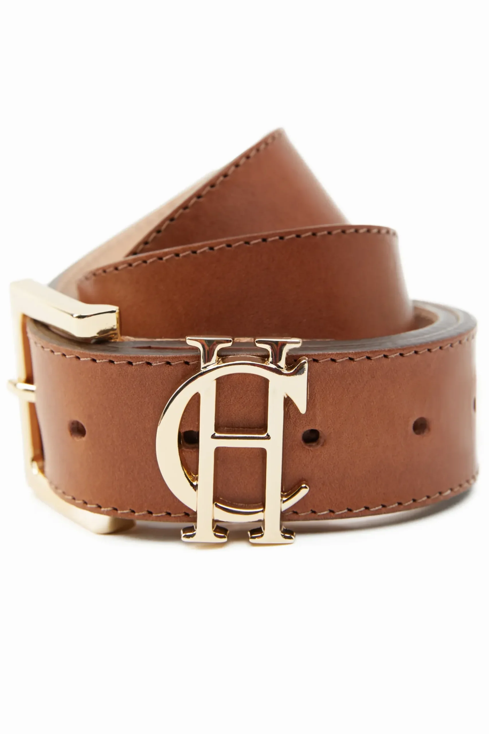 Holland Cooper HC Classic Logo Belt Tan Discount