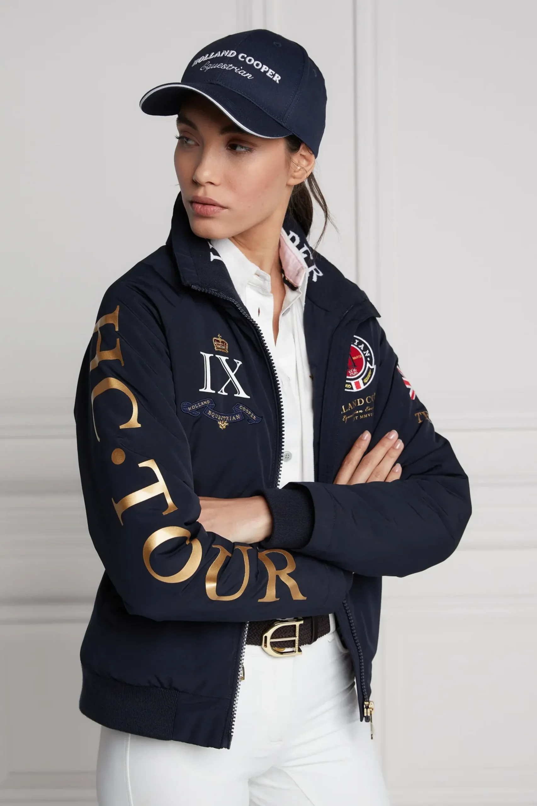 Holland Cooper HC Equestrian Cap Ink Navy