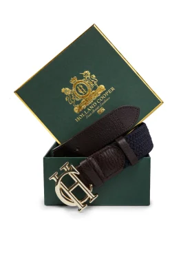 Holland Cooper HC Heritage Belt Ink Navy Clearance