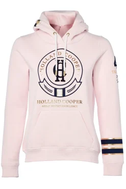 Holland Cooper HC Heritage Hoodie Blush Marl Discount