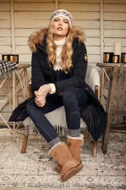 Holland Cooper HC Shearling Boot Tan Outlet