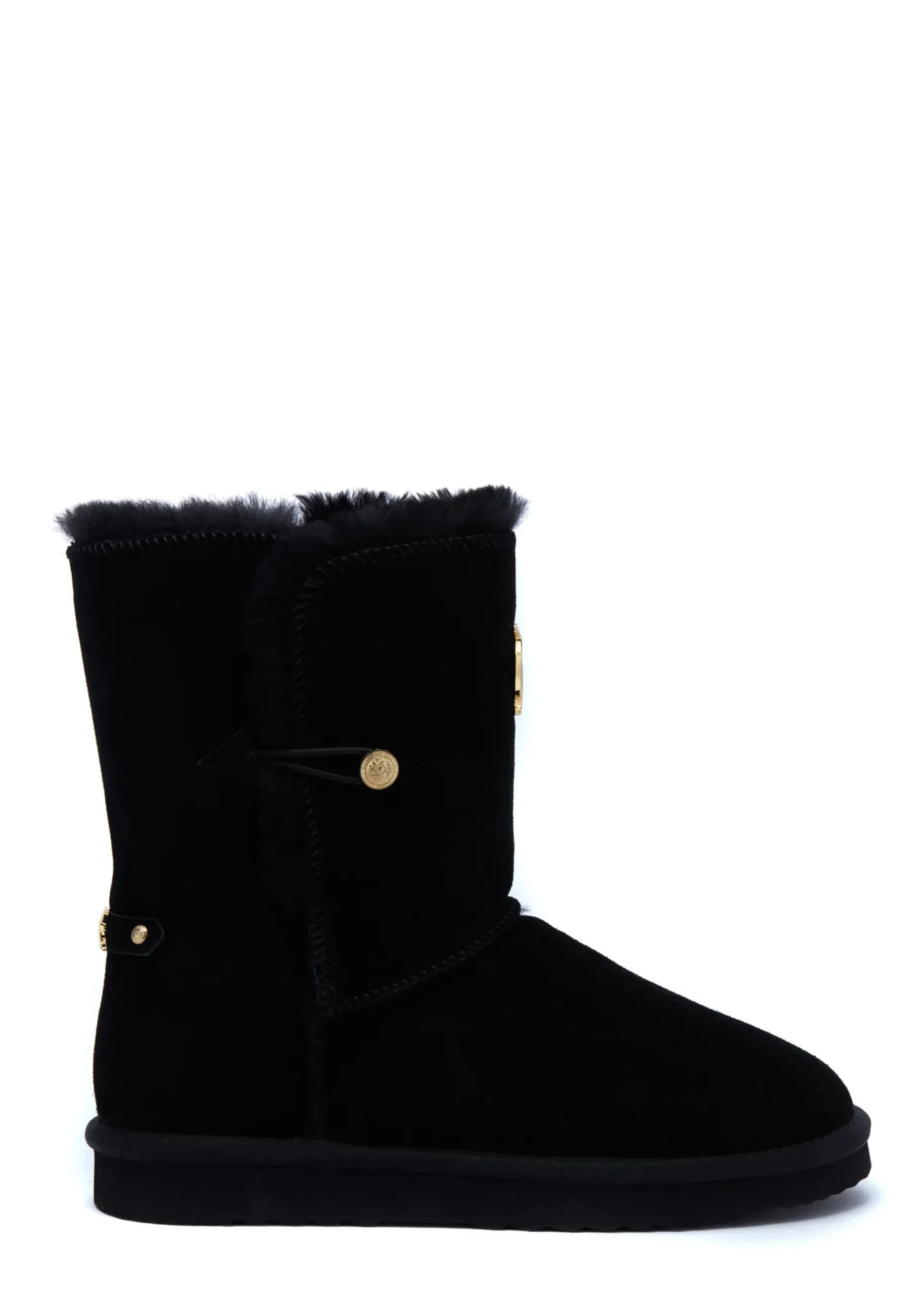Holland Cooper HC Shearling Boot Black Sale