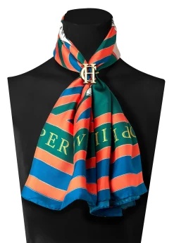 Holland Cooper HC Silk Scarf Horse Flag New
