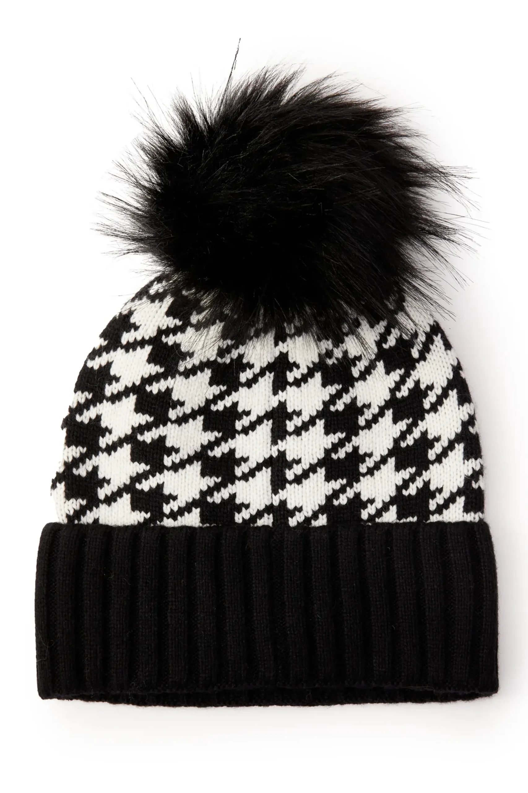 Holland Cooper Heritage Bobble Hat Houndstooth New