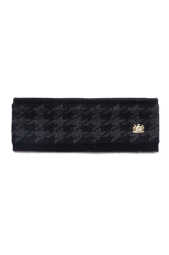 Holland Cooper Heritage Headband Grey Houndstooth Best